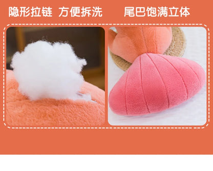 35/45/65CM Big Size Pokemon Vulpix Plushies Cartoon Anime Peluche Stuffed Animal Comfortable Soft Doll Kawaii Ornament Gifts