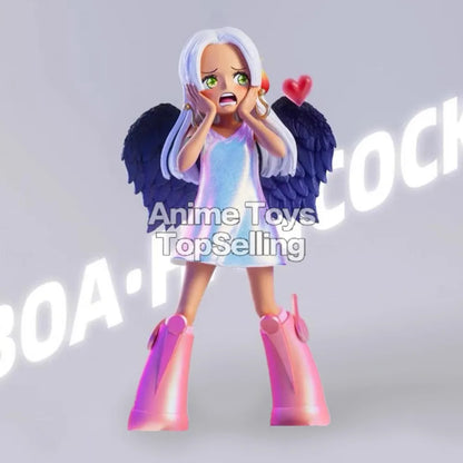11.5cm/4.53in Anime One Piece Figure Boa·Hancock Figure Seraphim Hancock PVC Cute Statue Collection Model Toys Gifts