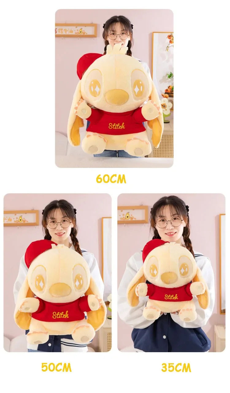 35/60CM Disney Lilo & Stitch Doll Cartoon Plush Toy Cute Anime Soft Stuffed Kawaii Golden Stich Plushie Kids Birthday Gifts