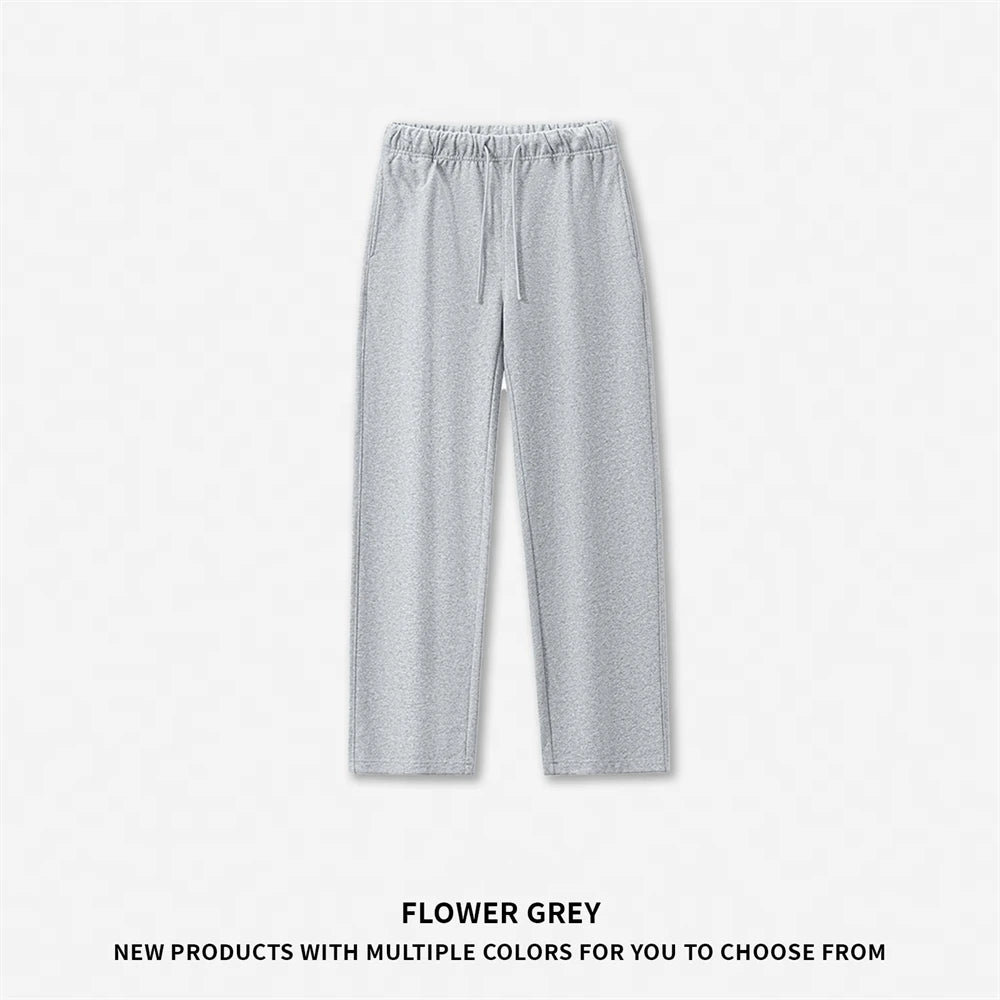 ZODF 2025 Winter Man Basic 420gsm Straight Pants Unisex Loose Clean Fit Sport Trousers Brand Streetwears HY0061