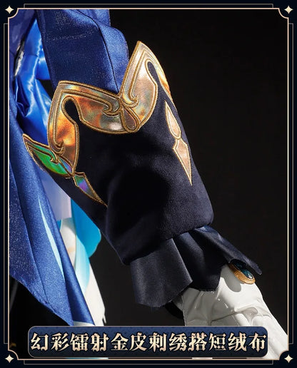 iCoser Focalors Furina Cosplay Costume Wig Dress Genshin Impact Fontaine Uniform Hat Pneuma Ousia God of Justice for Women Props