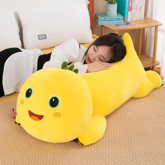 40-80cm Kawaii Milk Dragon Doll Plush Toy Pillow Nailong Stuffed Doll Cartoon Anime Accompany Sleep Toy Kid Birthday Gift