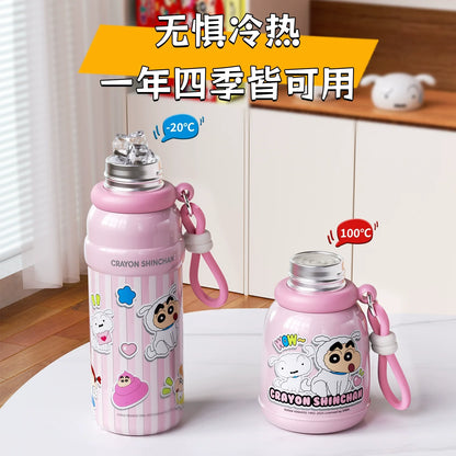 Original Crayon Xiaoxin Insulated Cup Blind Box Cute Large Capacity Portable Water Cup Christmas Surprise Girl Gift Mystery Box