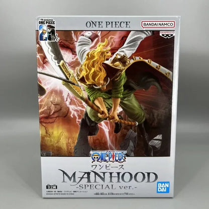 One Piece Whitebeard Vs Gol D.roger Action Figure Banpresto Manhood Special Dynamic Battle,original Anime Collectible Statue