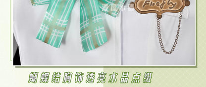 Honkai Star Rail Firefly Cosplay Costume Spring Missive Outfit JK Uniform Headwear Halloween Party Women Girls Carnival iCoser