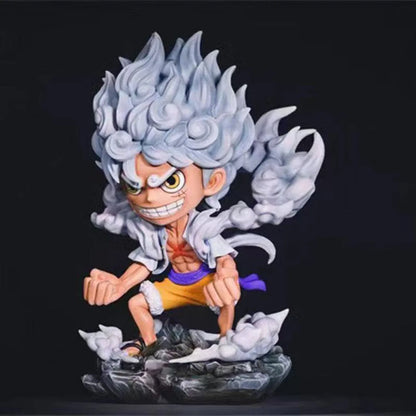 22cm One Piece Luffy Anime Figure Sun God Nika Gear 5 Luffy Figurine Pvc Action Model Statue Collectible Desk Decor Toy Gifts