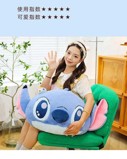 40x80cm Big Size Stitch Disney Anime Plush Stuffed Doll Cartoon Room Decoration Plush Pillow Children's Holiday Gift