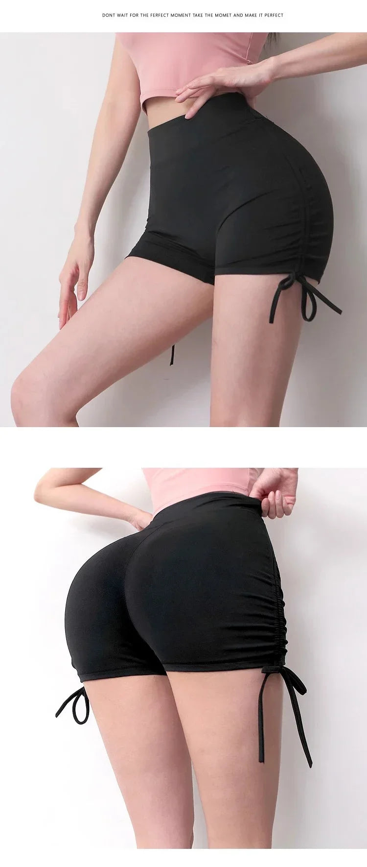The Codex Summer High Waist Seamless Scrunch Butt Yoga & Gym Shorts for Women Athletic Booty Workout
