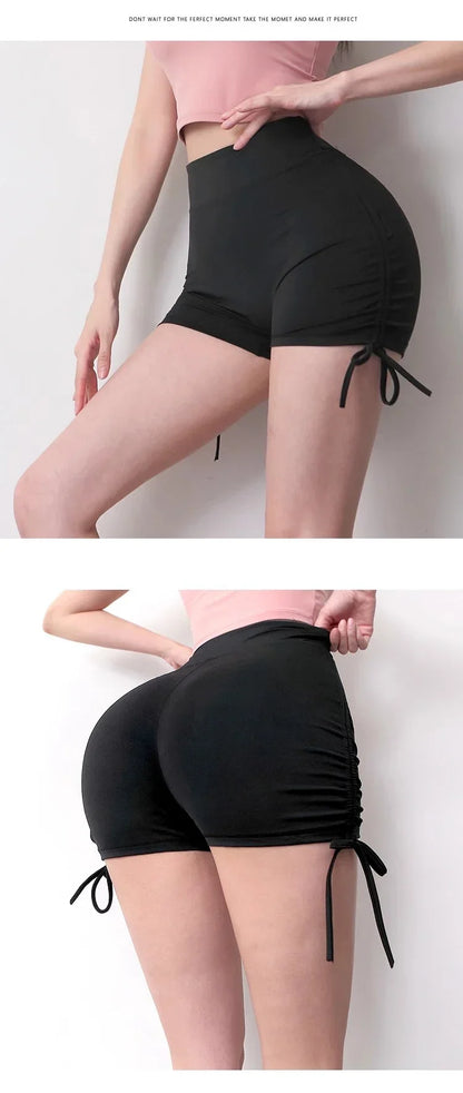 The Codex Summer High Waist Seamless Scrunch Butt Yoga & Gym Shorts for Women Athletic Booty Workout