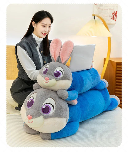 85/105/125cm Super Big Size Judy Hopps Zootopia Anime Plush Stuffed Doll Kawaii Nick Wilde Plushies Children Pillow Holiday Gift