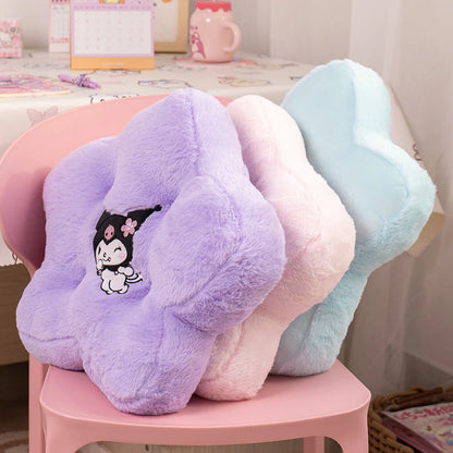Sanrio Thickened Sitting Cushion Chair Floor My Melody Cinnamoroll Seat Cushion Cartoon Japanese Style Back Cushion Girl