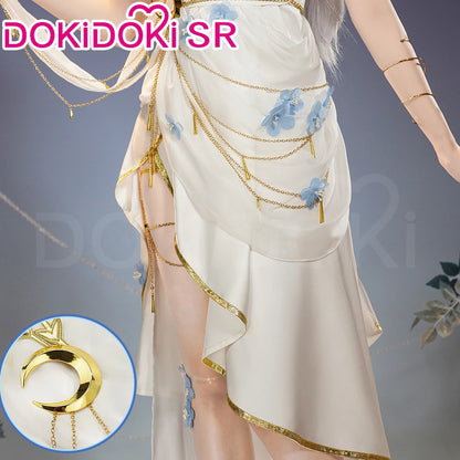 IN STOCK Frieren Cosplay Doujin Costume Anime Frieren: Beyond Journey's End DokiDoki-SR Women Witch Dress Frieren Oracle Wig