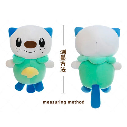 35/80cm Oshawott Pokemon Plush Toys Large Anime Doll Cute Pillow Cartoon Samurot Pokémon Plushie Stuffed Gift for Kids Christmas