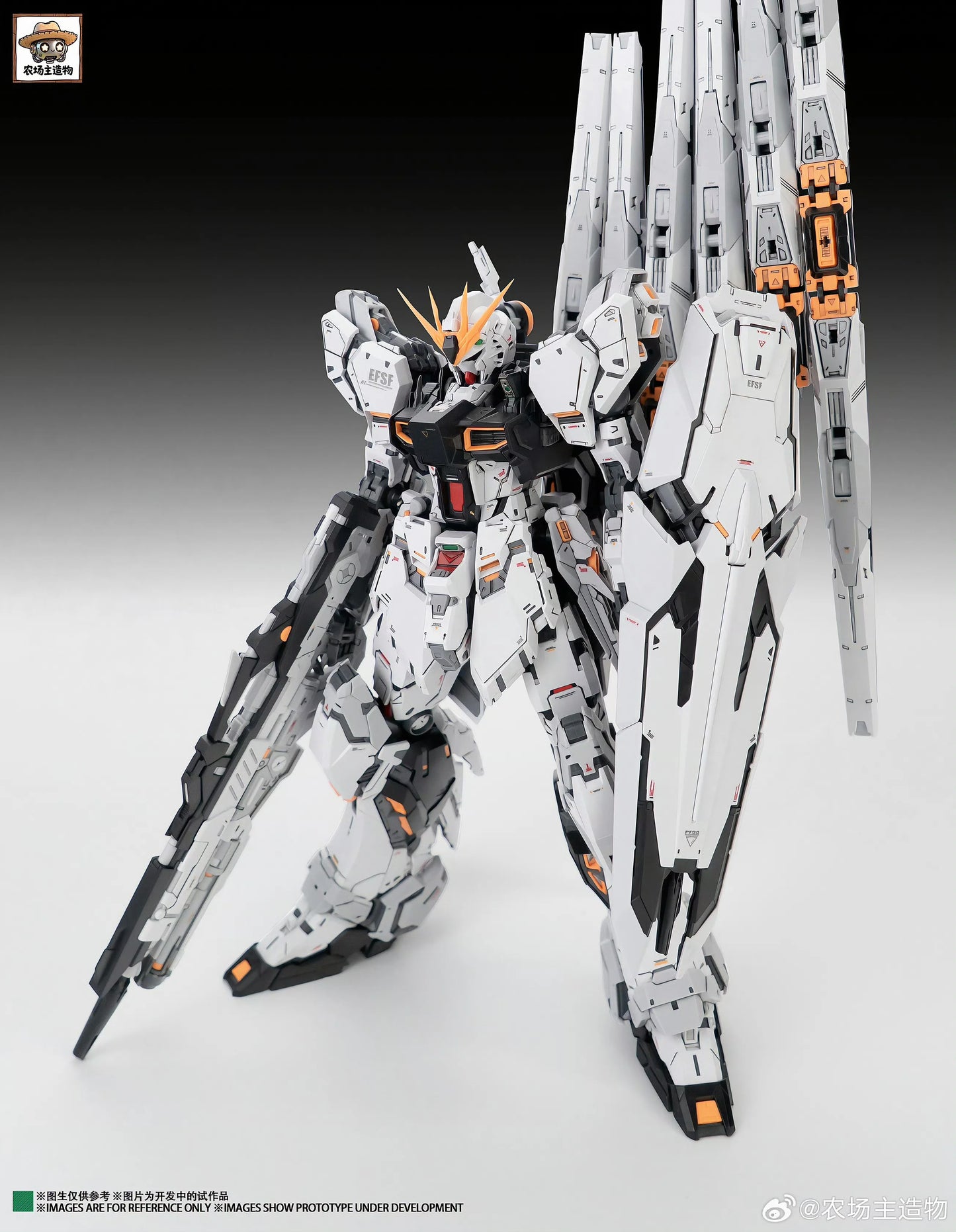 In Stock NCZZW Model RX-93 V 1/100 CMM GK Style Toy Assembly Model Kit Action Figure Model Robot Mecha Gift