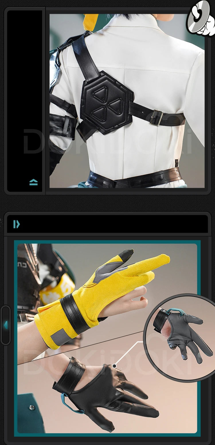 IN STOCK Asaba Harumasa Cosplay Costume Game Zenless Zone Zero Cosplay DokiDoki-SR Men Halloween Costume ZZZ Asaba Cosplay Wig