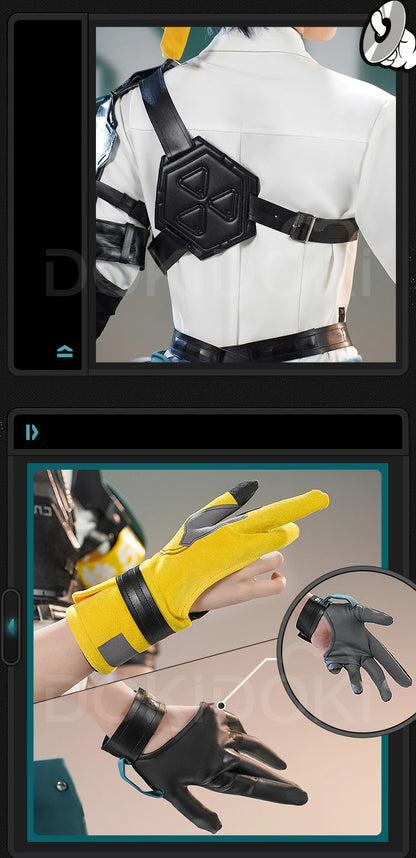 IN STOCK Asaba Harumasa Cosplay Costume Game Zenless Zone Zero Cosplay DokiDoki-SR Men Halloween Costume ZZZ Asaba Cosplay Wig