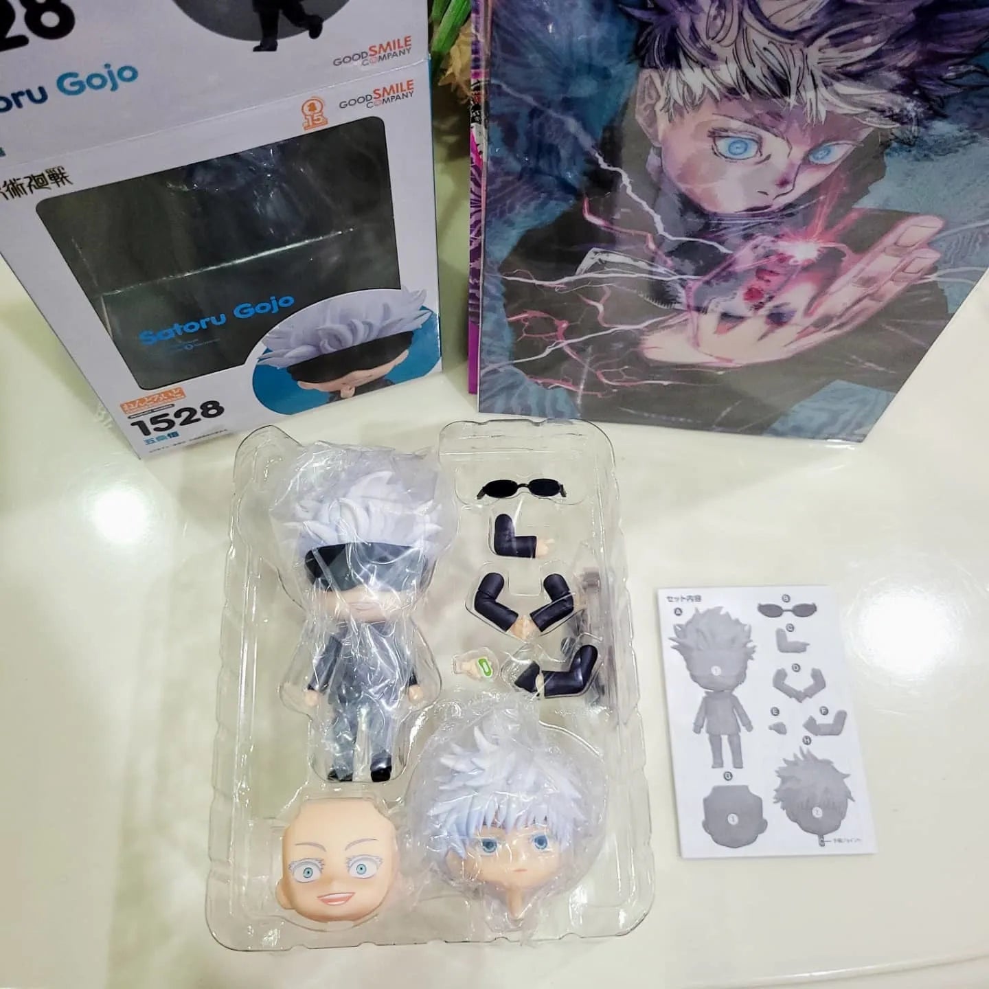 Anime jujutsukaisen Satoru Gojo #1528 Action Figure Desktop Decorations PVC Model Toys Collection Doll Gift Japanese Dolls 10cm