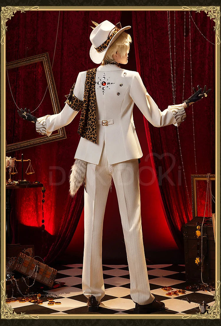 Norton Campbell Prospector Cosplay Costume Identity V DokiDoki-SR Men Uniform Norton Campbell Cosplay Hat