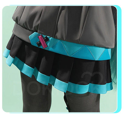 IN STOCK Mikuu Cosplay Costume Anime【S-3XL】DokiDoki-R Women Cute Dress Costume Mikuu Cosplay Headdress Plus Size
