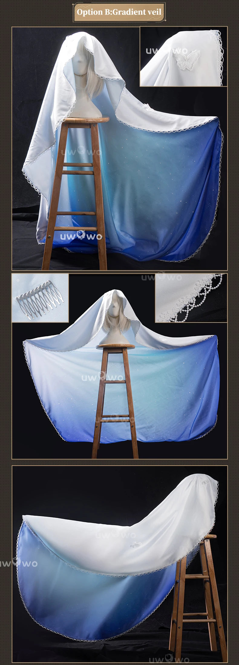 IN STOCK UWOWO Shorekeeper Cosplay Game Wuthering Waves Shorekeeper Dreamtide Fanart Cosplay Costume Halloween Costume