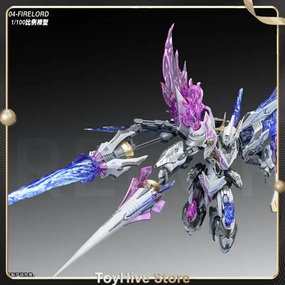 【In Stock】SNAA Yanhuang Ver. Phantom Flame Soul Star Craftsman House Domestic Creation Mecha Joint Movable Model Ornament