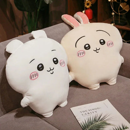 Very Soft Chiikawa Hachiware Usagi Back Cushion Big Size Cuddly Pillow Cartoon Stuffed Anime Sofa Bed Cushion Home Decor Gifts