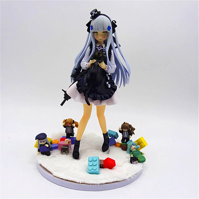 Girls Frontline Anime HK416 Black Cat's Gift Version Action Figure Cute Girl Figurine Collection Statue Model Ornament Toys Gift