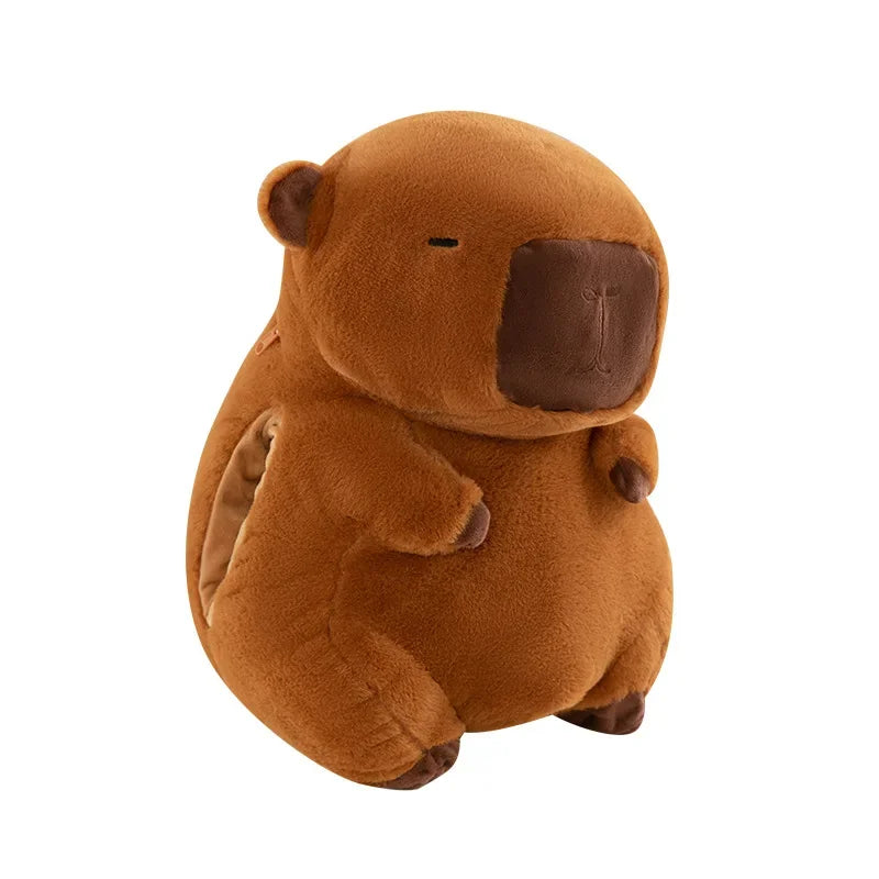 30/40cm Soft Capybara Hand Warmer Pillow Stuffed Funny Capybara Plush Hand Warmer Cartoon Portable Capybara Plush Stuffed Doll