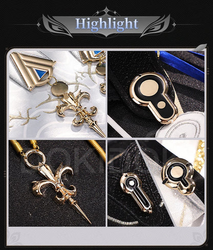 Cartethyia Cosplay Costume Game Wuthering Waves DokiDoki-SR Women Dress Cantarella Halloween Cosplay Wig