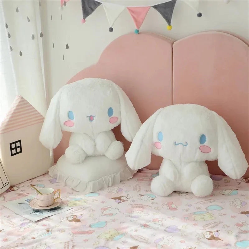 Lovely Cinnamoroll Plush Toy Cartoon Stuffed Anime White Dog Plushies Cuddly Doll Throw Pillow Birthday Gifts Girl