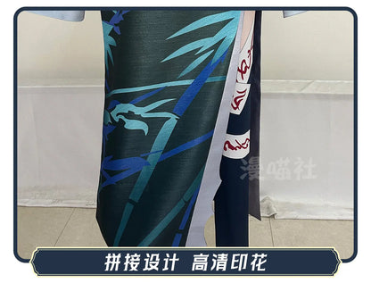 Eiden Ink Dyed Zombie Immortal Costume Adult Polyester Set
