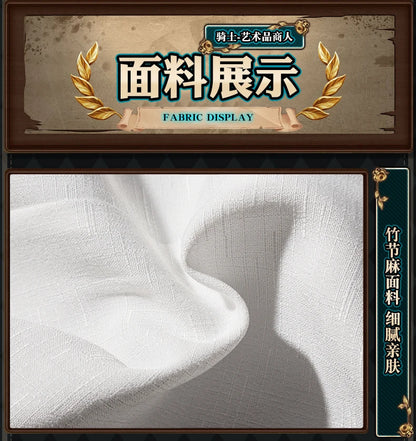 Identity V Art Dealer Cosplay Costume Wig Uniform Knight Richard Sterling Glasses Hat Roy Ramit Halloween Women Men Carnival Cos