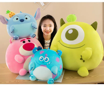 30/40/55cm Big Size Disney Alien Lotso Anime Plush Stuffed Doll Kawaii Room Decor Plush Children's Pillow Holiday Gift