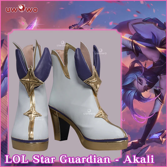 LAST BATCH UWOWO League of Legends/LOL Costume Shoes Star Guardian Akali SG Akali Cosplay Shoe