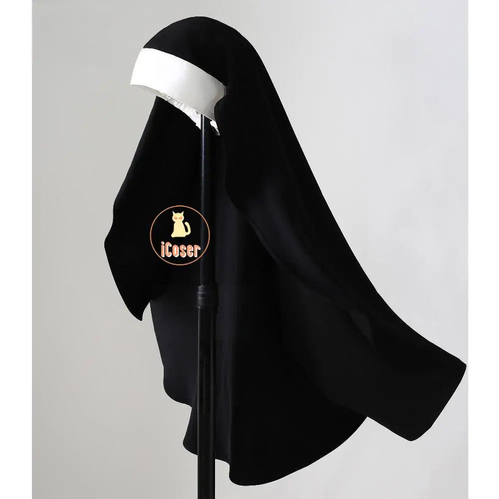 Anime My Dress-Up Darling Marin Kitagawa Cosplay Costume Nun Dress Uniform Hat Necklace Season 2 Halloween Party for Women Girls