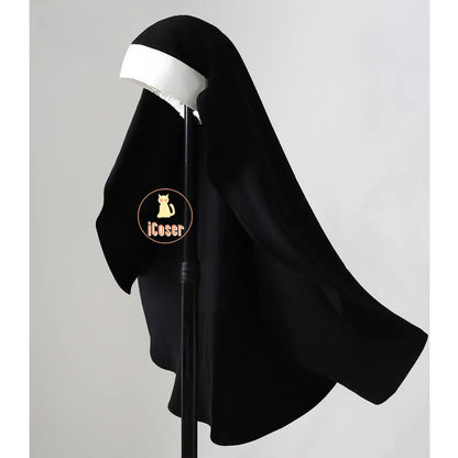 Anime My Dress-Up Darling Marin Kitagawa Cosplay Costume Nun Dress Uniform Hat Necklace Season 2 Halloween Party for Women Girls