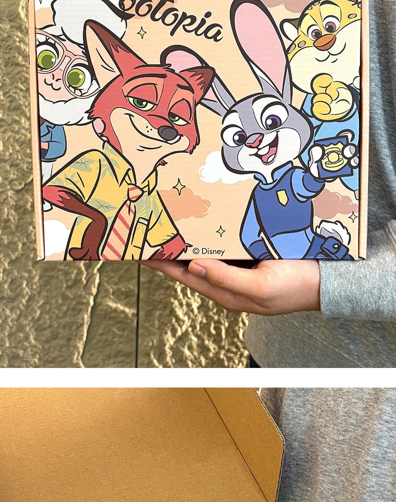 New Zootopia Disney Judith Nick 4 Cute Cartoon Ceramic Rice Bowl Home Festival Gift High Beauty Tableware