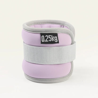 1pc Weighted Ankle Wrist Strap Ankle Weights Wrist Weights Iron Sand Filled Optimal Training Ideal Fitness Running