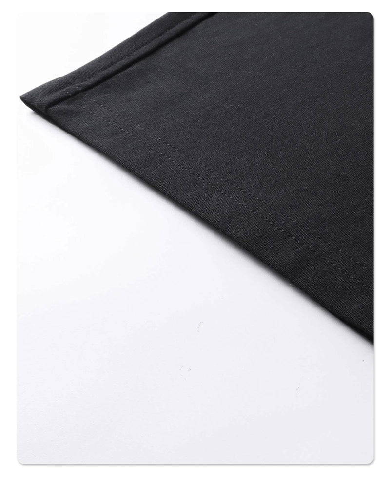 ZODF Trendy 2025 Summer Men’s 275gsm Cotton Seamless Oversized O-Neck Casual T-Shirt HY1030