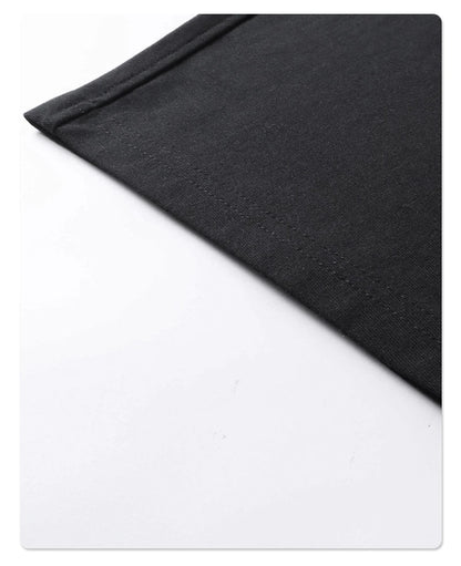 ZODF Trendy 2025 Summer Men’s 275gsm Cotton Seamless Oversized O-Neck Casual T-Shirt HY1030