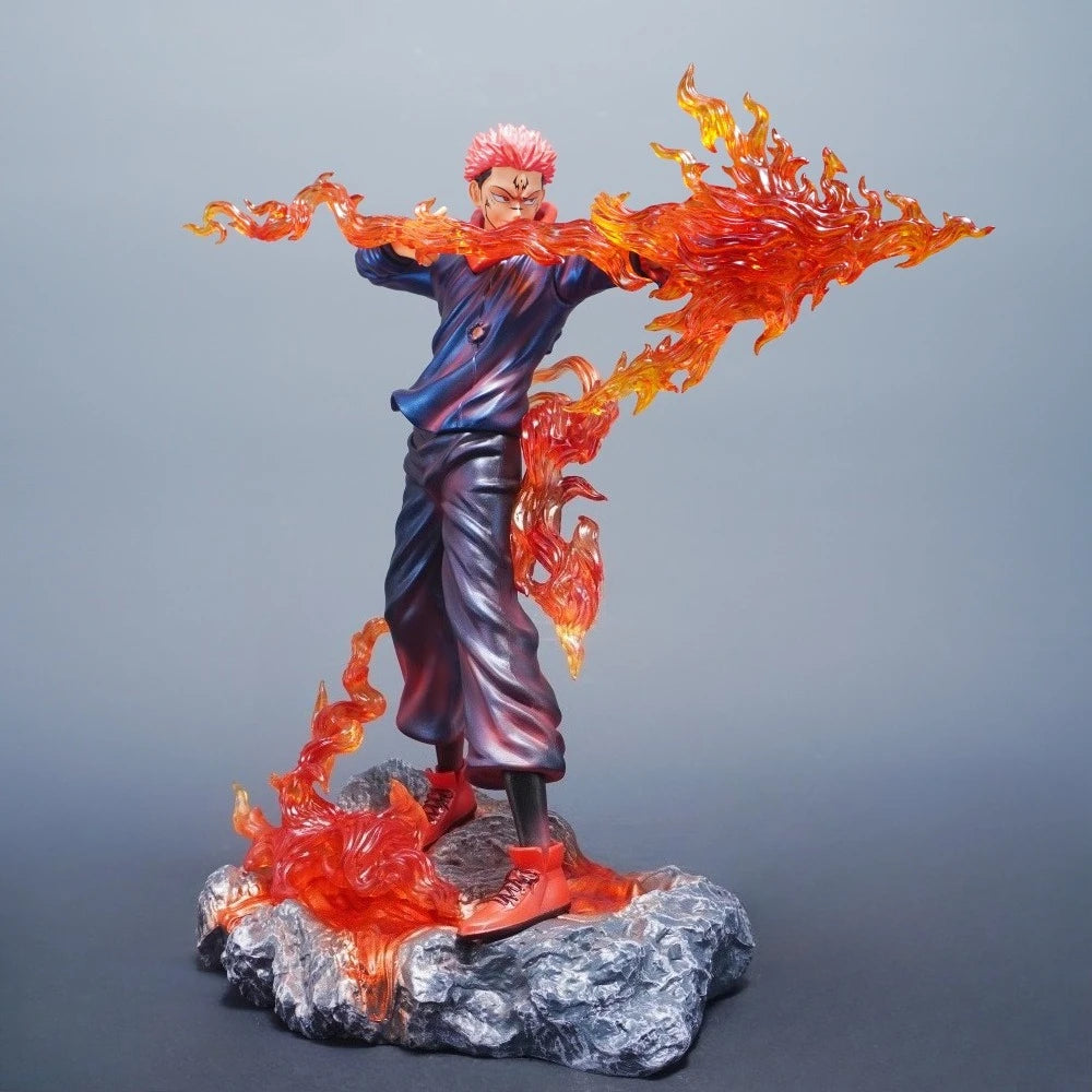 30cm Anime Jujutsu Kaisen Ryomen Sukuna PVC Action Figure Statue Desktop Ornament Model Toy Gift - With Box