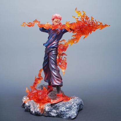 30cm Anime Jujutsu Kaisen Ryomen Sukuna PVC Action Figure Statue Desktop Ornament Model Toy Gift - With Box