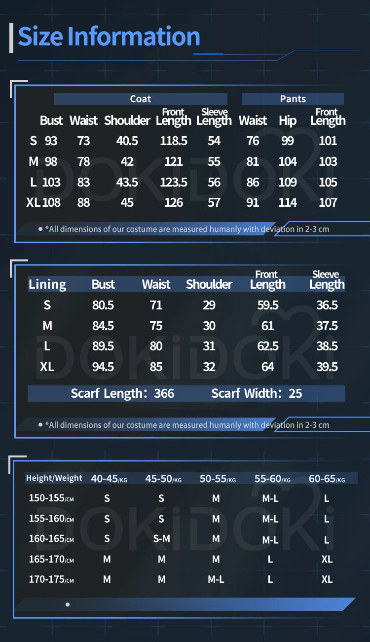 IN STOCK Kaitoo Cosplay Costume Anime Cosplay DokiDoki-SR Men Blue White Uniform Costume Kaitoo Cosplay Halloween Singer Cosplay