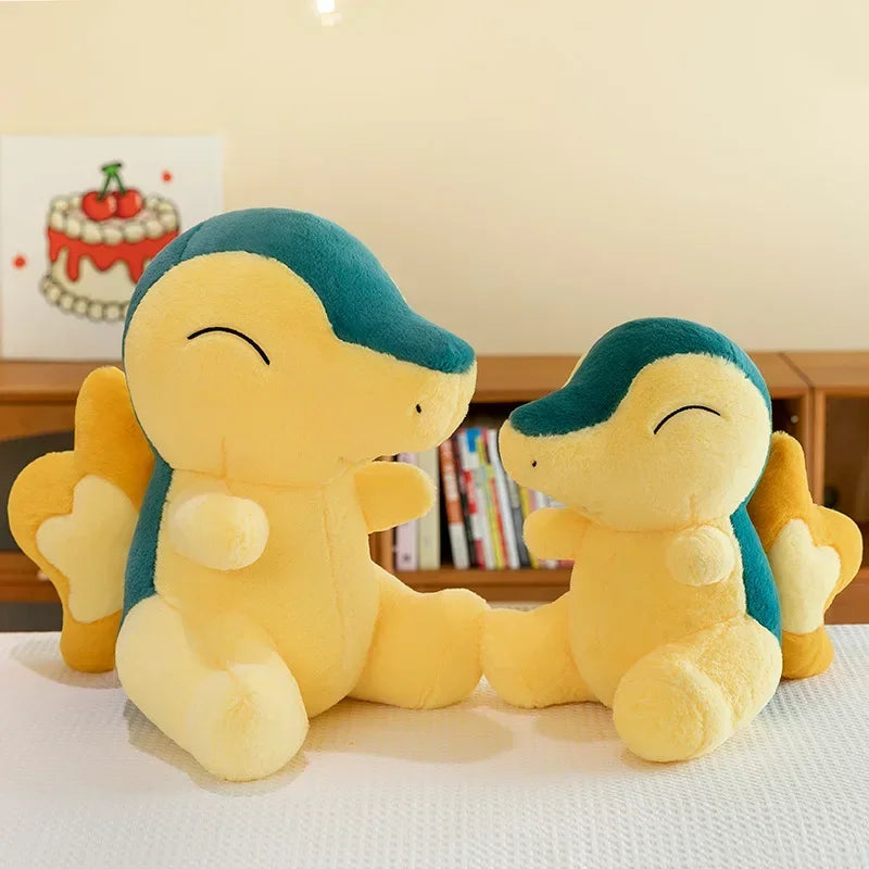 35/75cm Cyndaquil Pokemon Plush Toys Large Anime Doll Pillow Cartoon Feurigel Pokémon Plushie Stuffed Gift for Kids Christmas