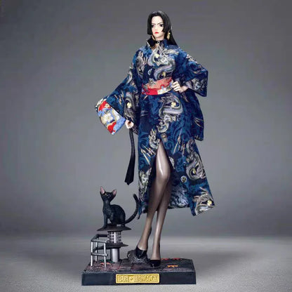 One Piece Anime Figure Uta Kimono Empress Boa Hancock High Quality Model Boutique Large Decorative Desktop Scene Collection Toys
