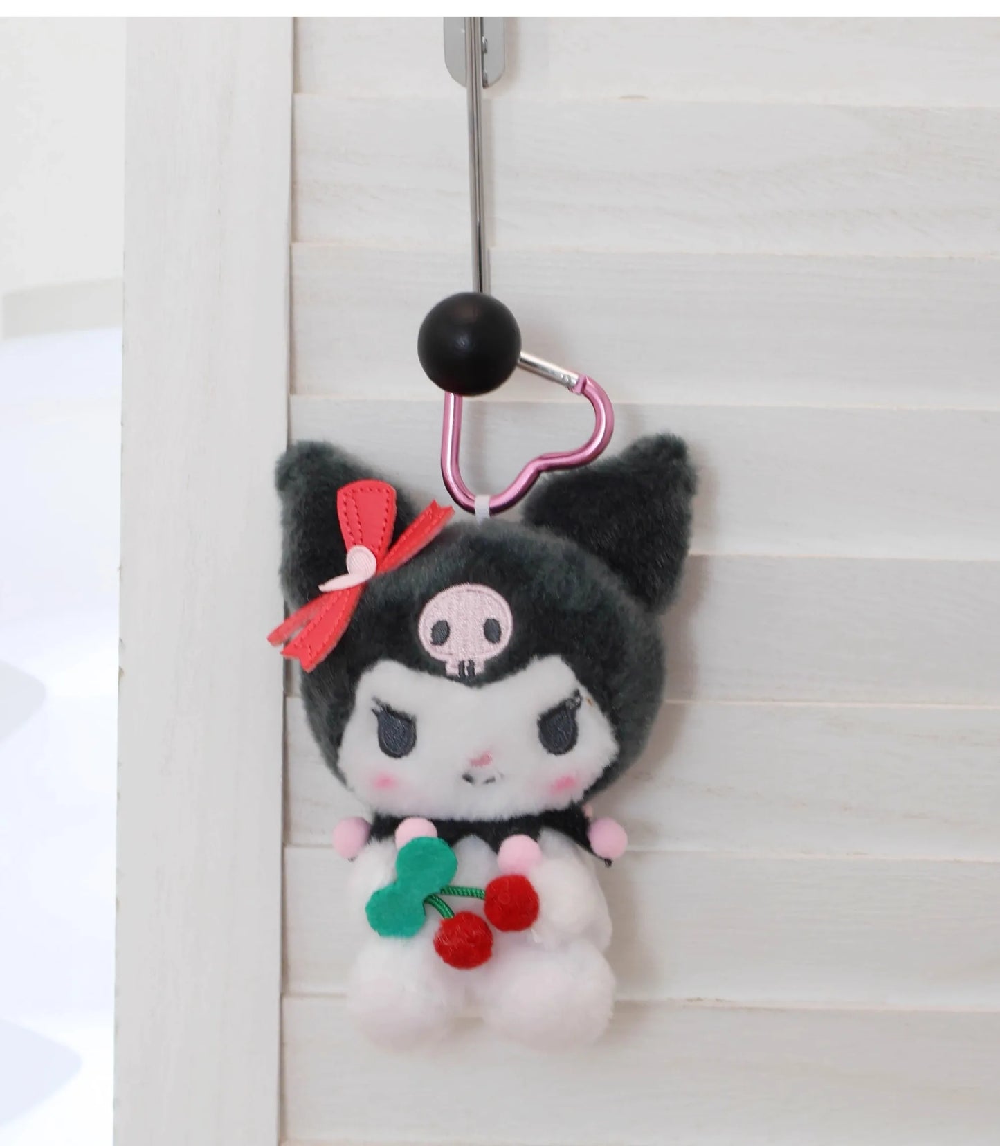 Sanrio Hello Kitty Kuromi Melody Cinnamoroll Stuffed Toys Pendant Cute Plush Toys Keyring Anime Keychain Birthday Christmas Gift