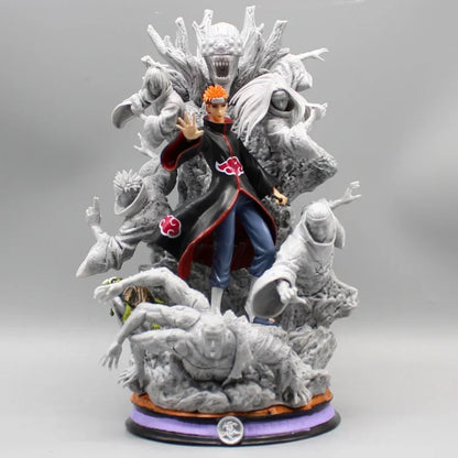 Naruto Anime Figure Akatsuki Pain 27cm Gk Figurine Pvc Statue Model Doll Ornament Collectible Desk Decora Toys Kids Xmas Gifts