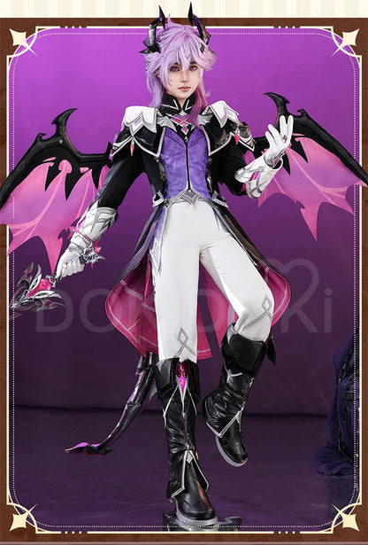 【First Batch in Dec.】Durin Cosplay Costume Genshin Impact【S-3XL】DokiDoki-R Nod-Krai Men Dragon Costume Tail Wings Plus Size
