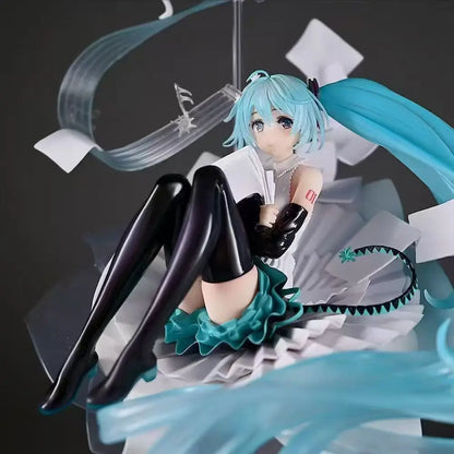 35cm anime doll Hatsune Miku Action Figures Japanese model decoration anime GK beautiful girl sculpture peripheral gifts toy