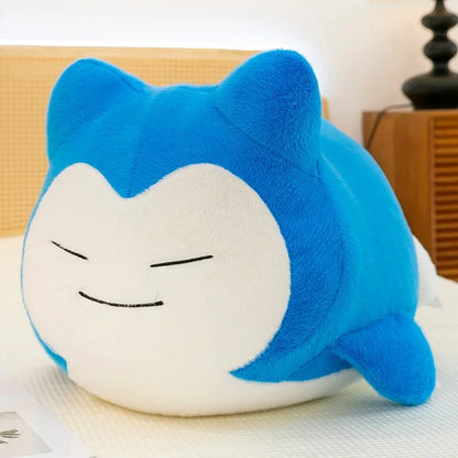 30-65cm Pokemo Snorlax Plush Toy Pillow Cute  Anime Cartoon Snorlax Doll Huge Cushion Sleep Pillow for Kids Birthday Xmas Gift